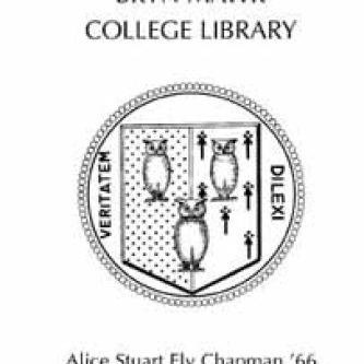 Alice Stuart Ely Chapman Book Fund bookplate