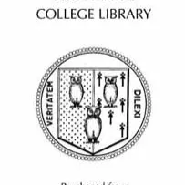 Class of 1933 Library Fund bookplate