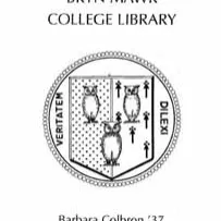 Barbara Colbron Library Fund bookplate
