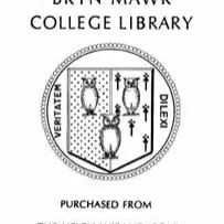 Helen Wieand Cole Fund bookplate