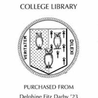 Delphine Fitz Darby Fund for Art History bookplate