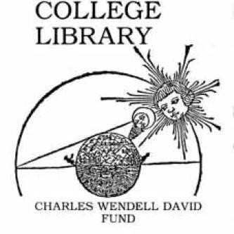 Charles W. and Margaret Simpson David (1935) Book Fund bookplate