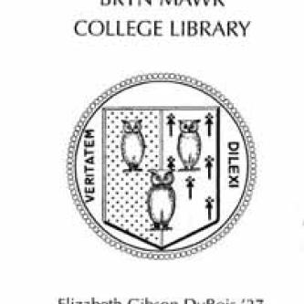DuBois Fund for the Library bookplate