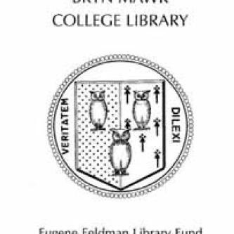 Eugene Feldman Fund for Library Purchases in History of Art bookplate