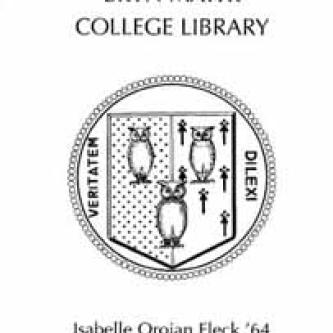 Isabelle Oroian Fleck Fund bookplate