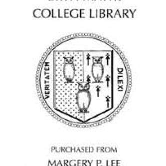 Margery P. Lee Book Fund bookplate