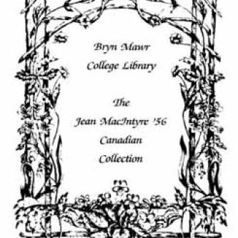 Jean MacIntyre '56 Canadian Collection bookplate