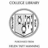 Helen Taft Manning Fund for Library Development in the Field of History bookplate