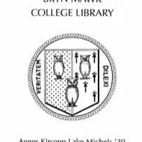 Agnes Kirsopp Lake Michels Fund for the Purchase of Books in Various Fields of Classical Studies&hellip;