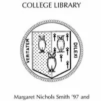 Margaret Nichols Smith and Content Nichols Smith Fund bookplate