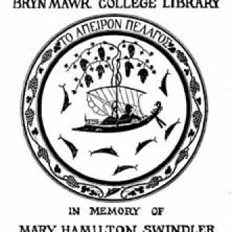 Mary Hamilton Swindler Book Fund bookplate
