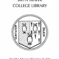 Sondra Moore Weintraub Fund for Books for the Library bookplate