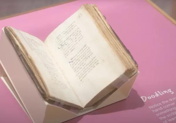 photo from the Old Books exhibition