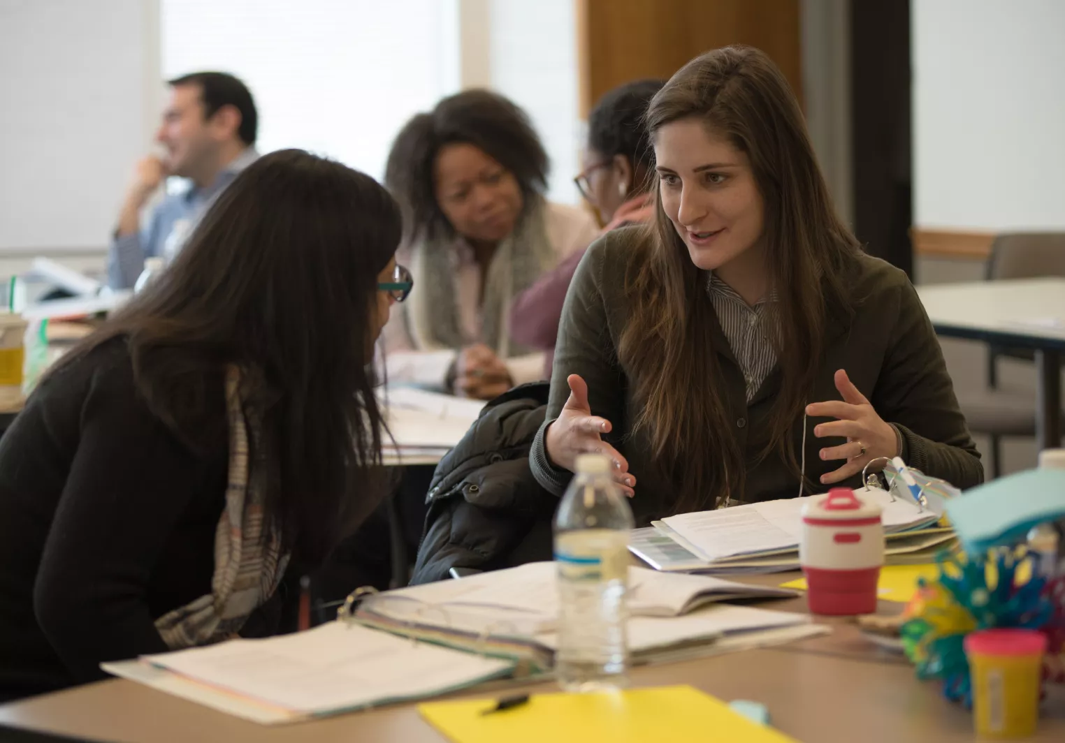 Students working on their nonprofit management certificate