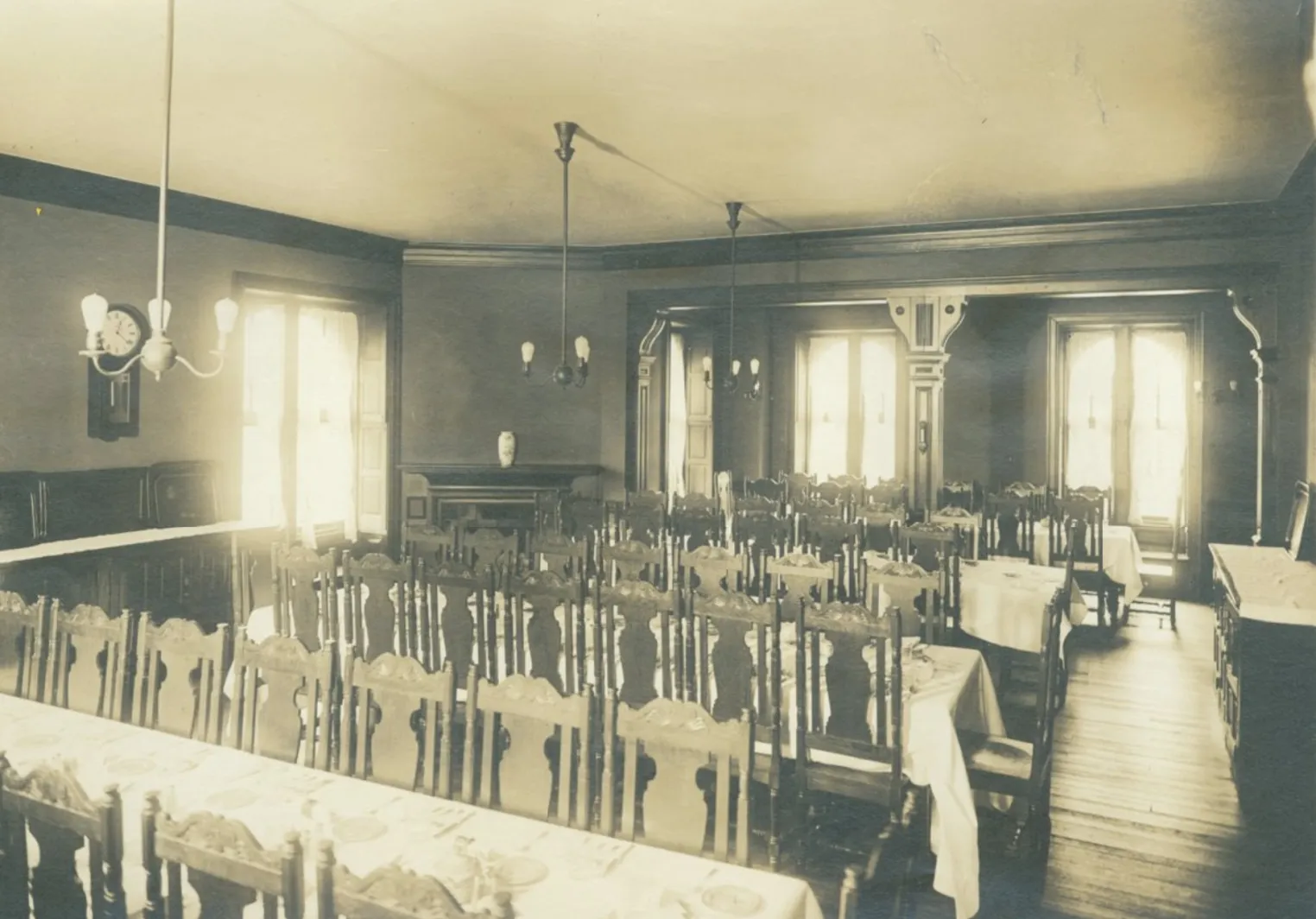 New electric bulbs in Merion Hall