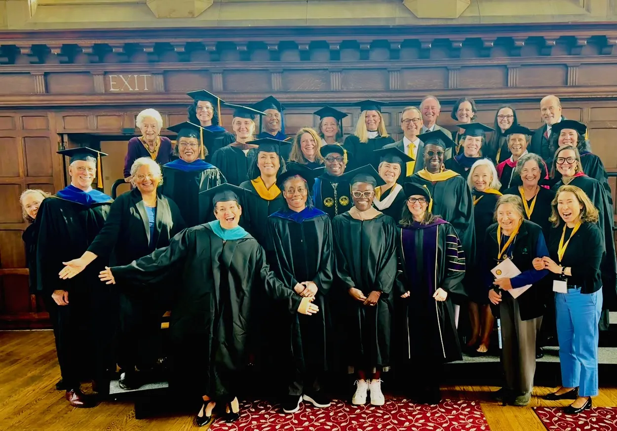 Saskia with Trustees at Inauguration