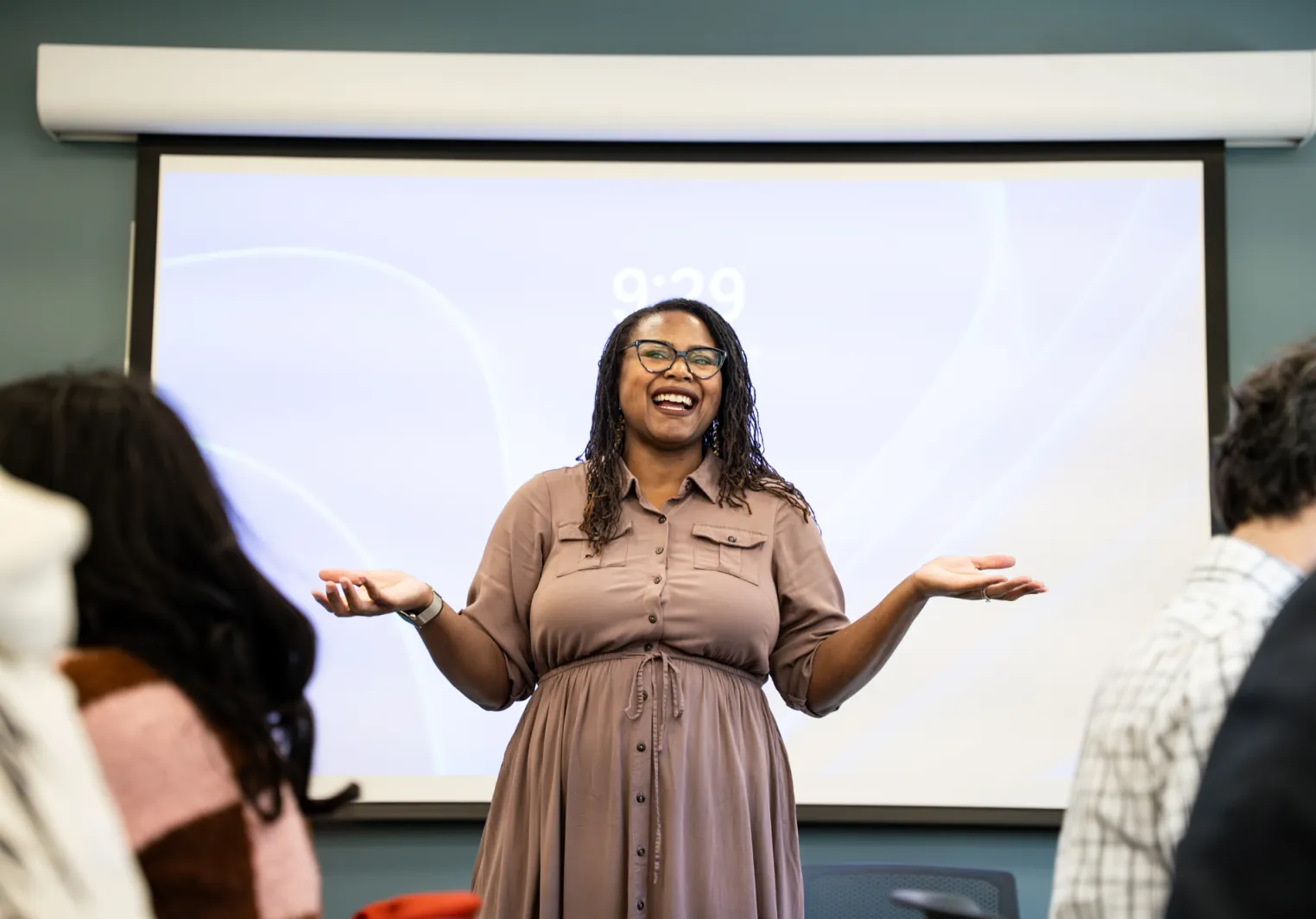 social work presentation at leadership institute