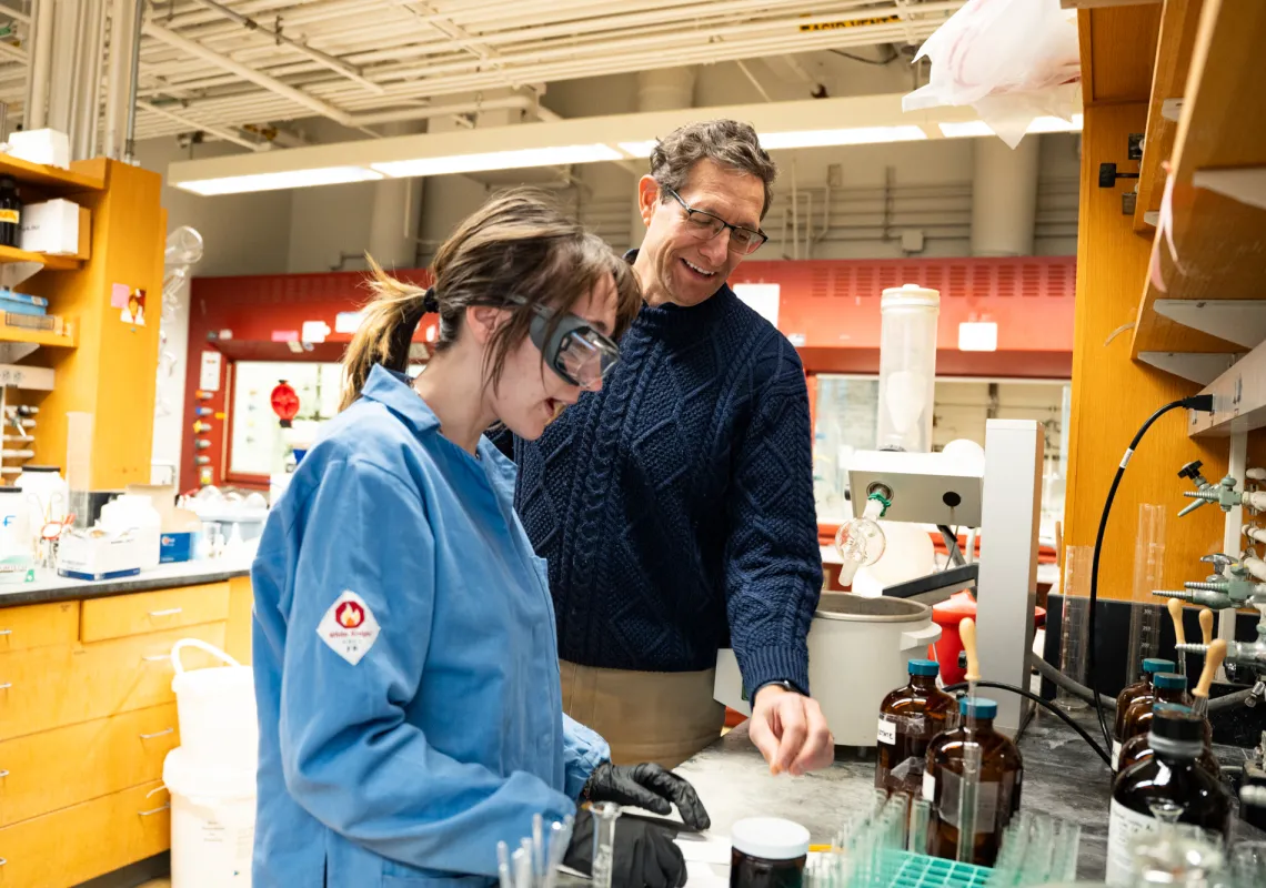 Bill Malachowski with student