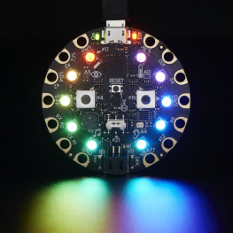 Colorful circuit board image