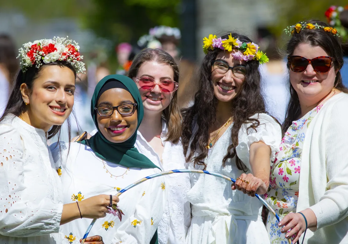 students on May Day 2022