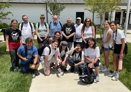 Nora Goldfarb with WCAC shelter staff