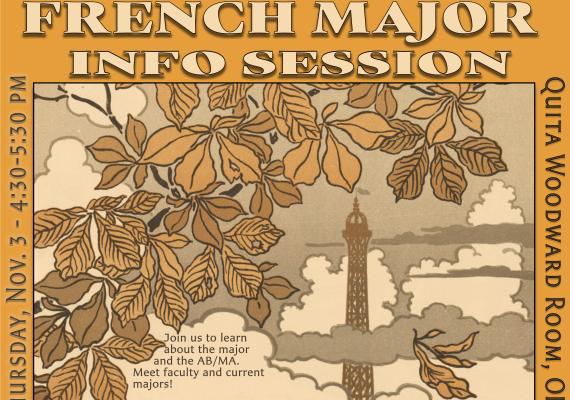 French Info Session Poster Fall 2022