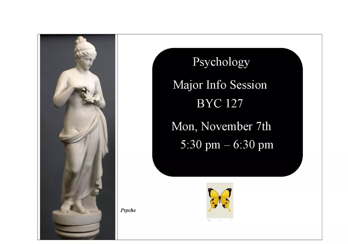 Psychology Major Info Session Fall 2022