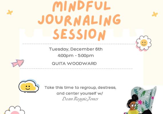 Mindful Journaling Stress-Buster Week Poster