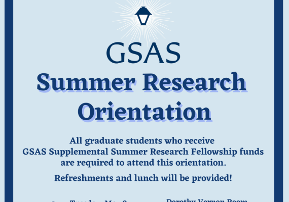 Summer Research Orientation Poster