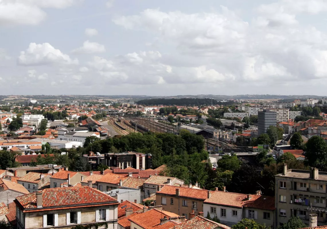 Angoulême France skyline
