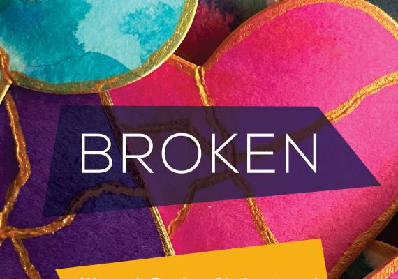 Broken Book Cover by Lisa Young Larance
