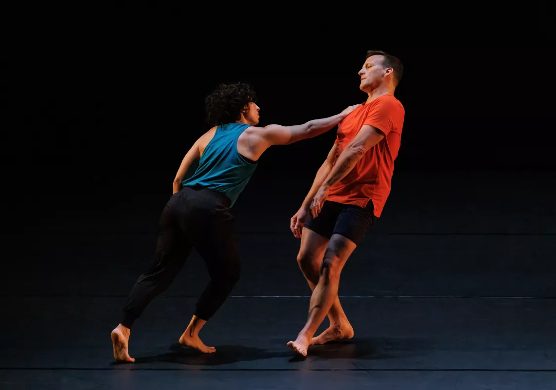 Tammy Carrasco and Robbie Cook in Floating Field Performance