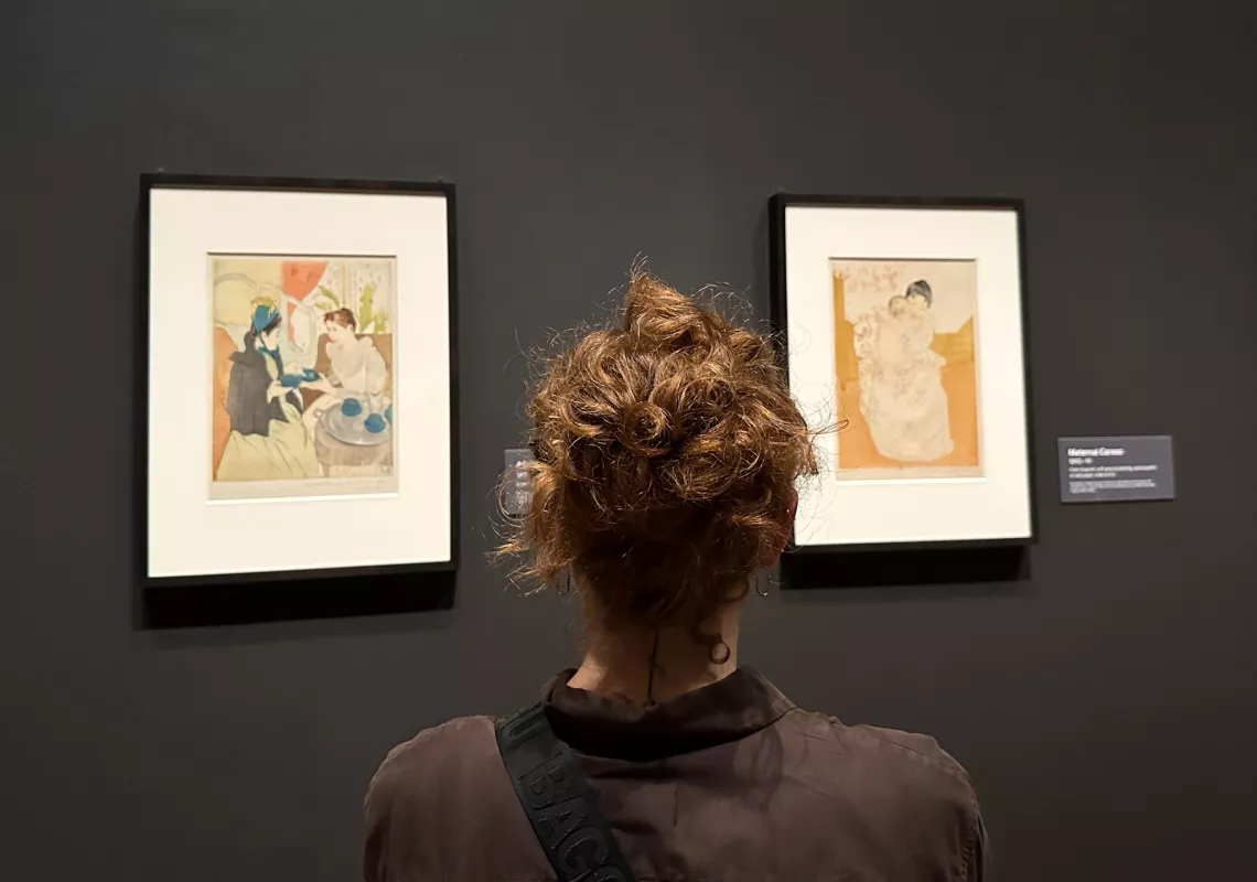 Bryn Mawr's Mary Cassatt prints on view at the Philadelphia Museum of Art.
