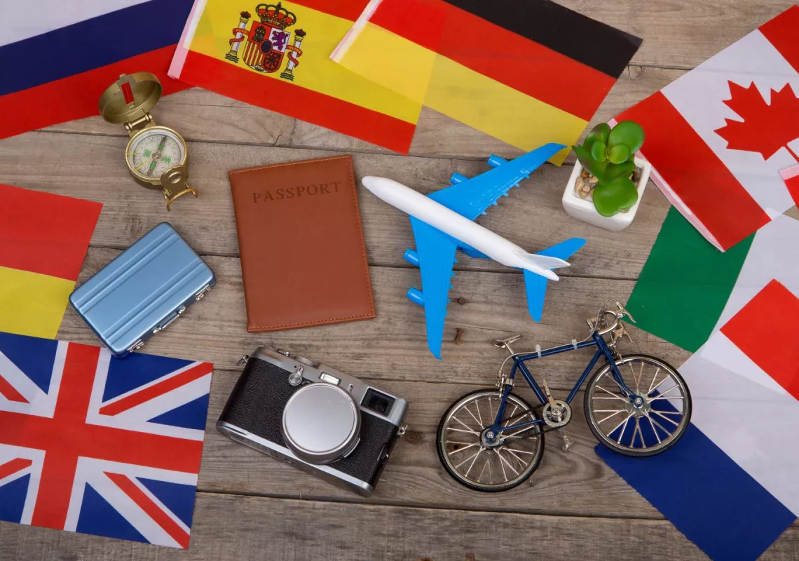travel flags and things