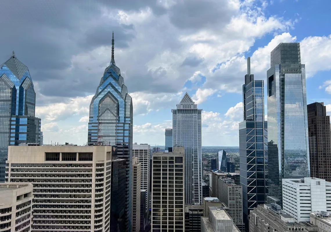 Photo of Philadelphia Skyline from atop City Hall