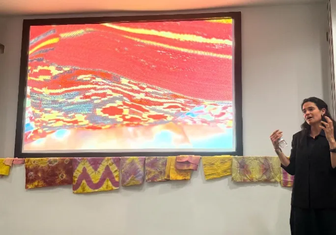 History of Art's Sylvia Houghteling  giving her second Tomás Harris lecture.