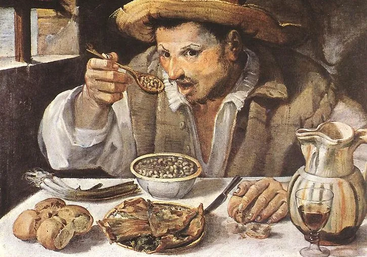 Annibale_Carracci_The_Beanea stock italian