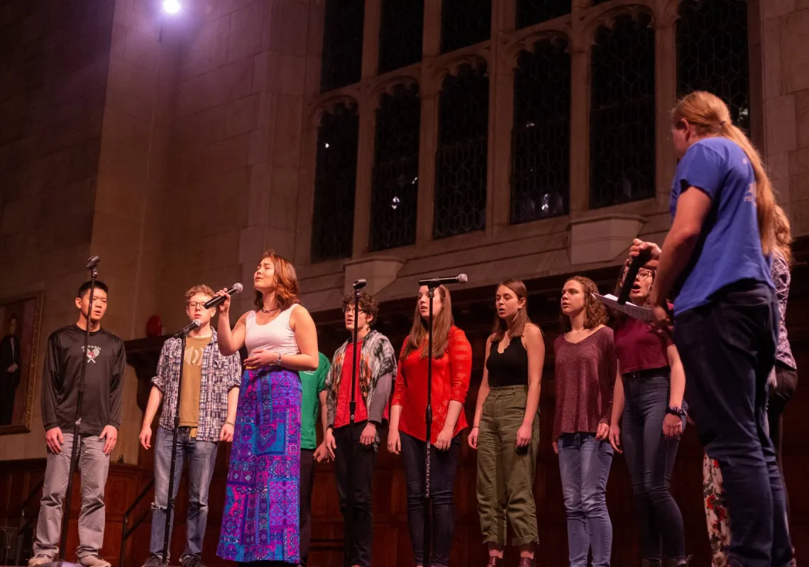 Group singing 