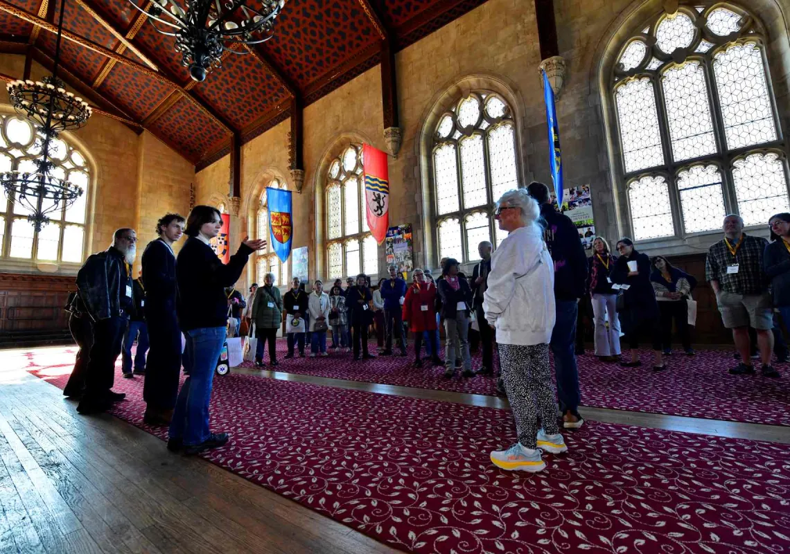 Group in Great Hall