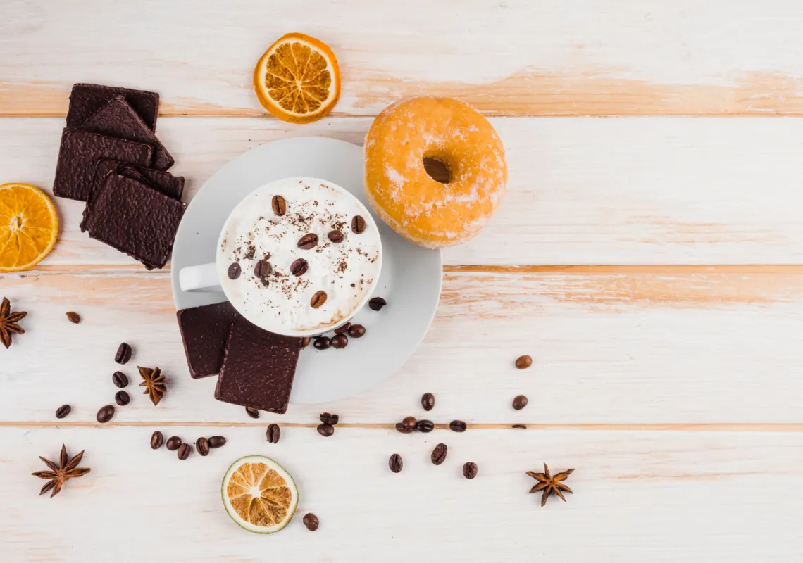 coffee and donuts
