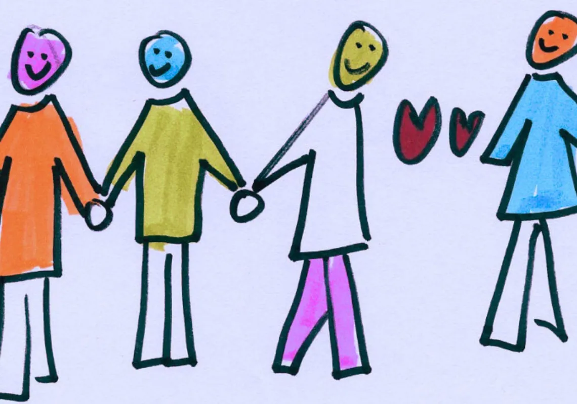 Non-Monogamous relationship depicted