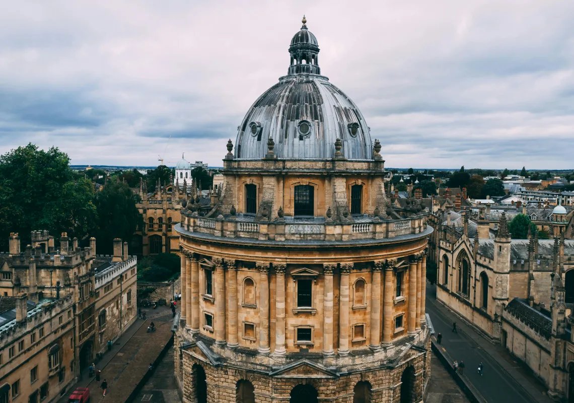 An image of Oxford University's campus