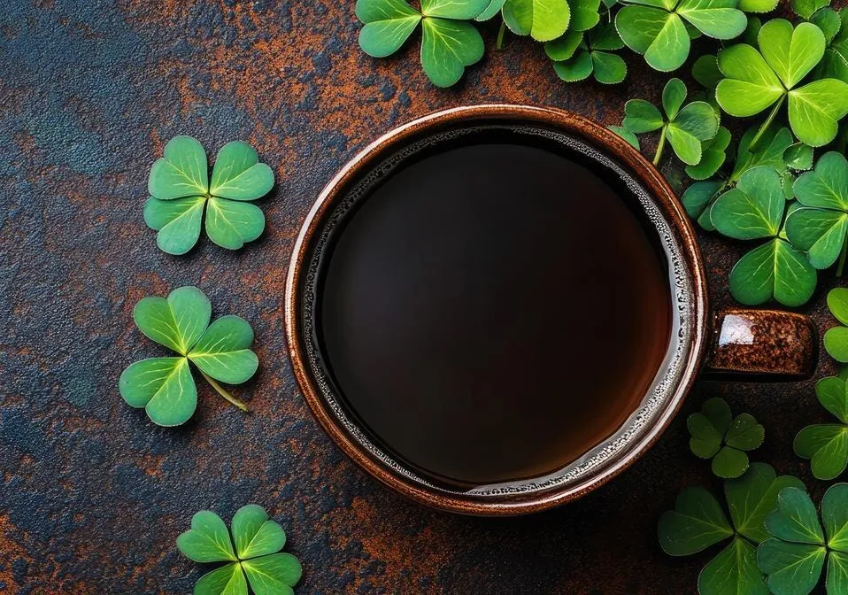 Coffee with Shamrocks