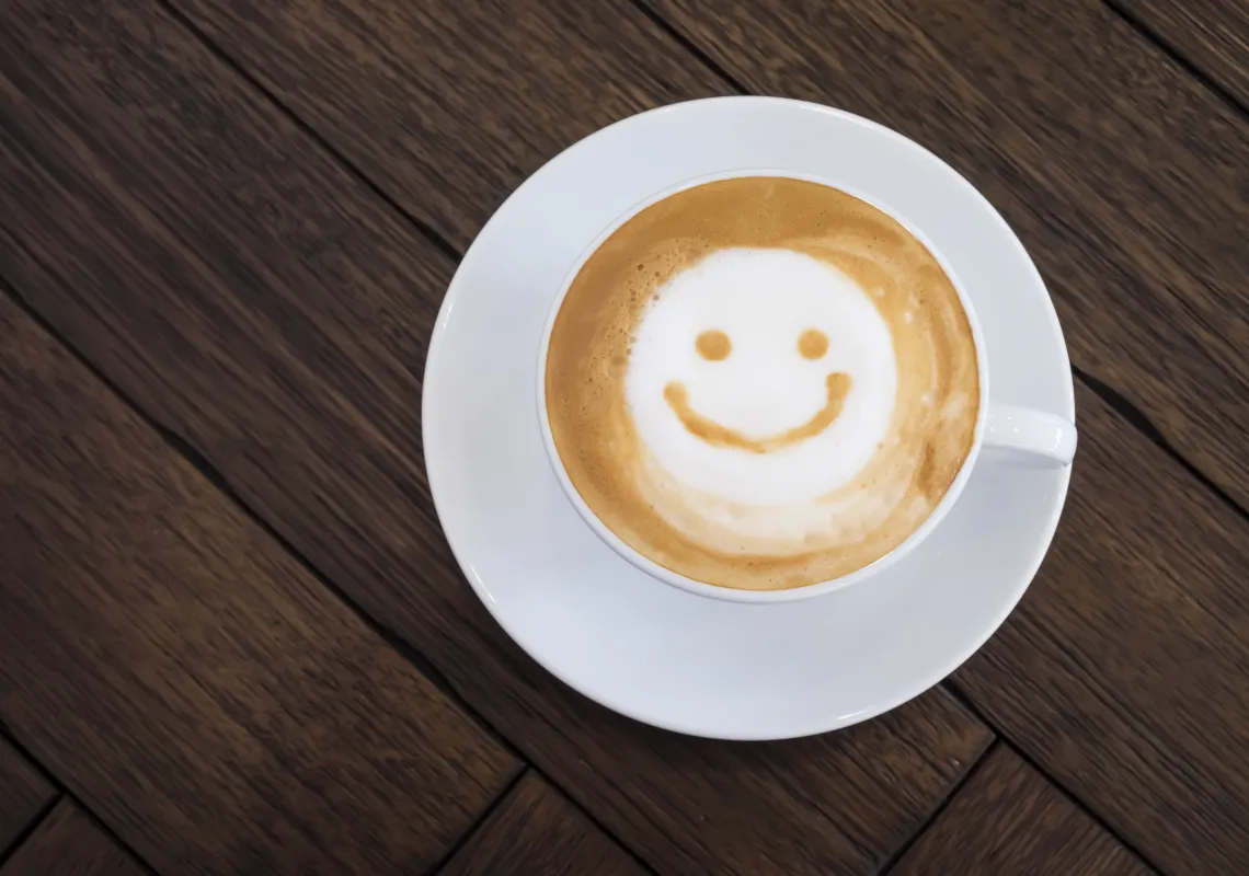 Coffee with a smile