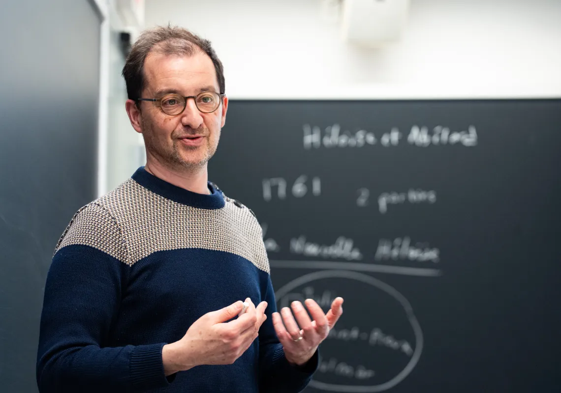 Rudy teaching a class