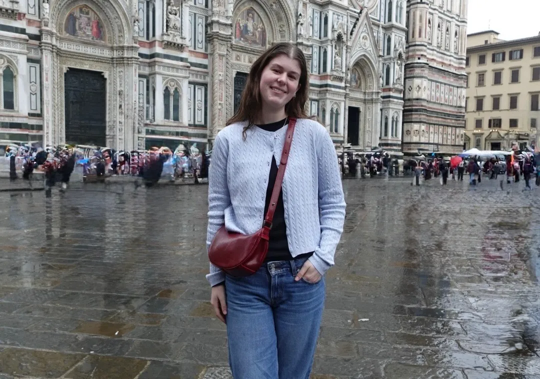 Emma studying abroad in Perugia, Italy