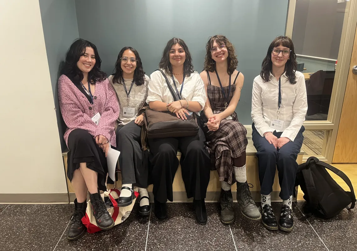 a group of students seated together