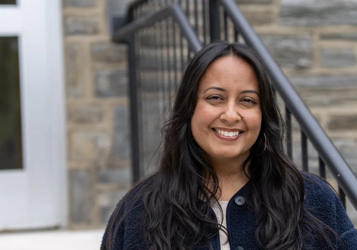Sudeshna in front of the GSSWSR