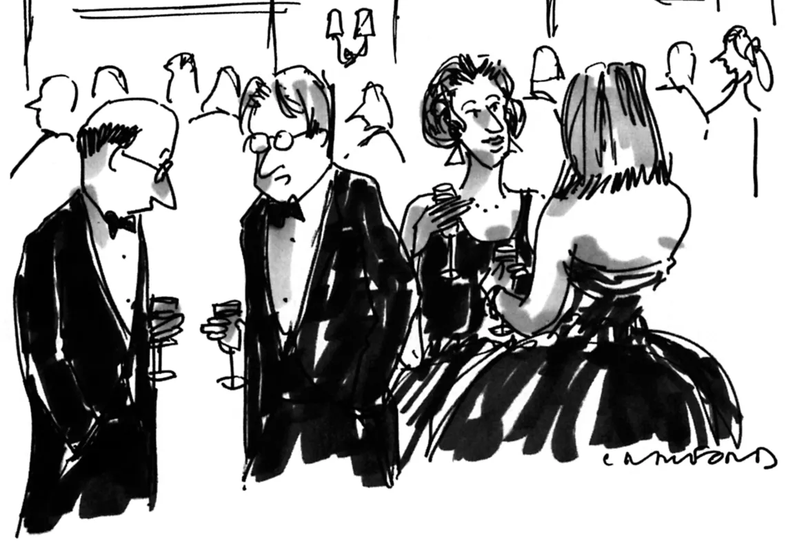 1996 New Yorker cartoon by Michael Crawford