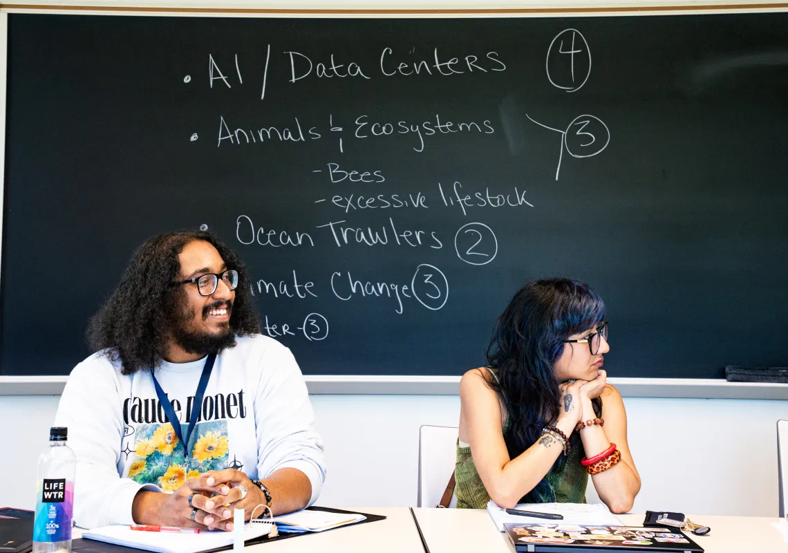 students in a classroom